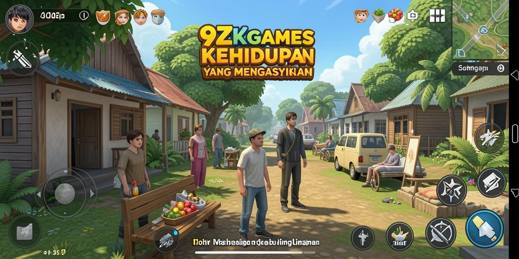 Tampilan gameplay 9ZKGAMES yang menarik dan interaktif.