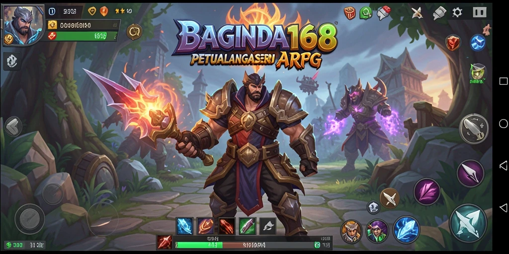 Tampilan gameplay seru di dunia petualangan BAGINDA168.