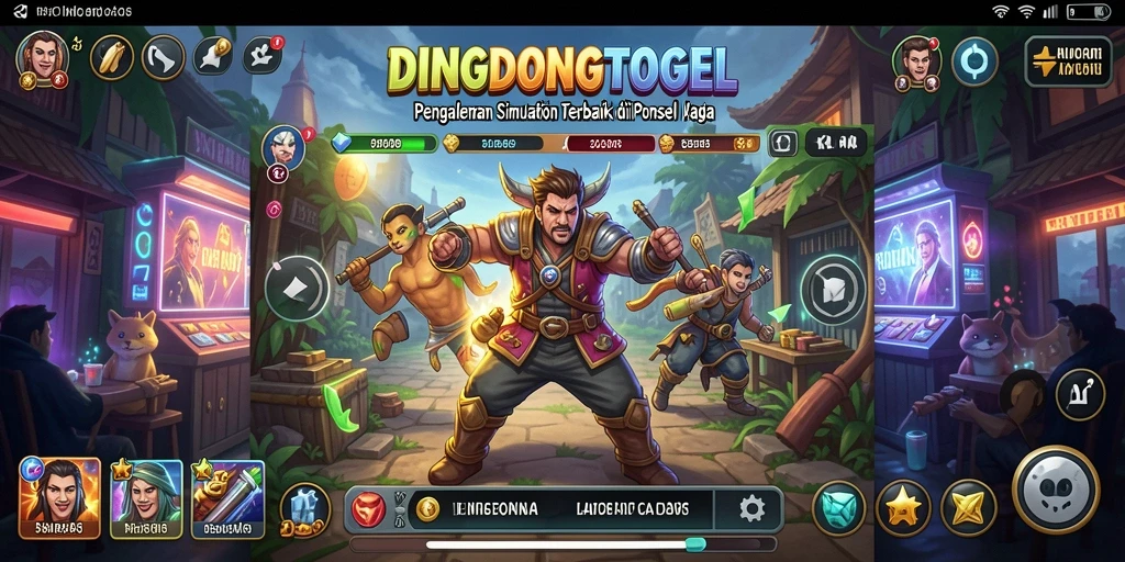 Tampilan gameplay <strong>DINGDONGTOGEL</strong> yang menakjubkan dengan elemen interaktif.