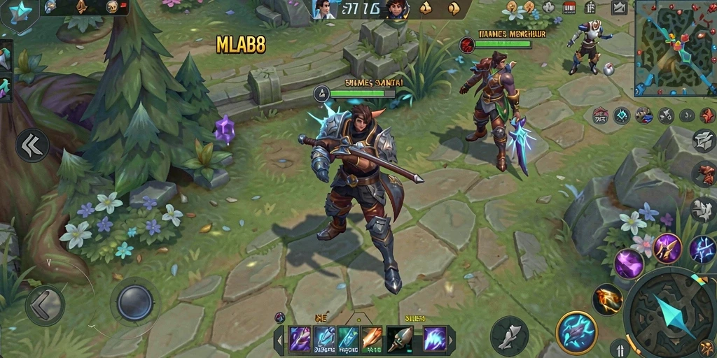 Screenshot gameplay seru dari MLBB8 dengan grafis yang menarik.