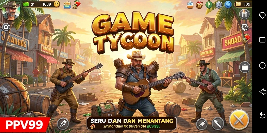 Screenshot gameplay PPV99 menampilkan manajemen perusahaan yang menarik.