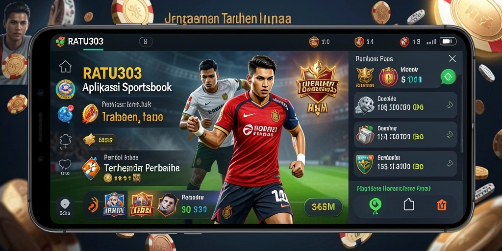 Tampilan gameplay Sportsbook yang menarik di RATU303.