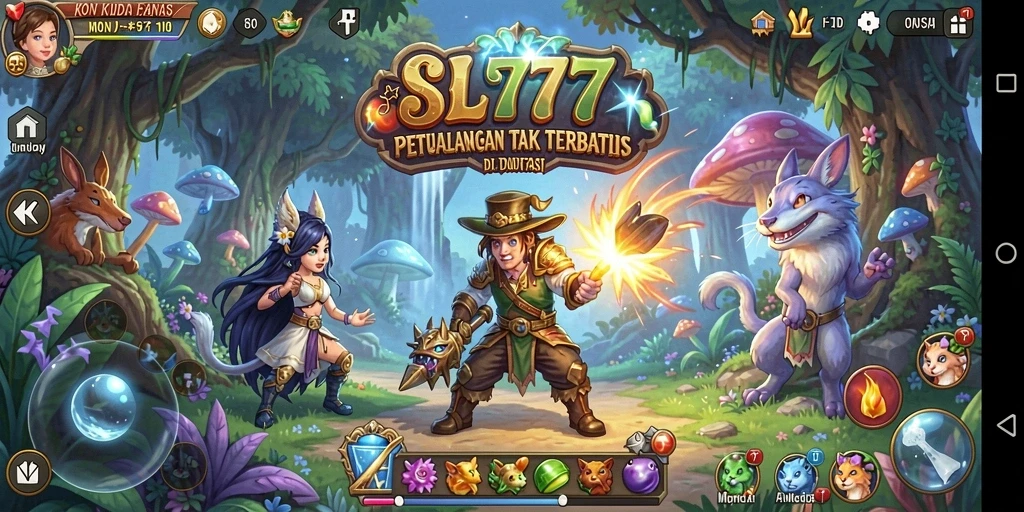 Tampilan menarik dari gameplay SL777 yang penuh aksi petualangan.