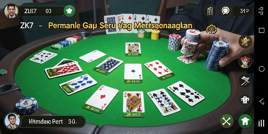 Tampilan gameplay ZK7 yang seru dan interaktif.