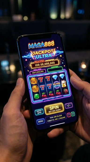 Tangkapan layar antarmuka pengguna maga888 yang menarik.